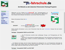 Tablet Screenshot of pc-fahrschule.de